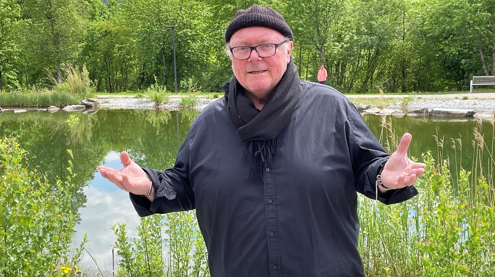 Andreas Modery im Feng-Shui-Park in Lalling | Bild: BR/Andreas Modery