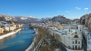 Blick auf Salzburg mit Salzach | Bild: BR / Annette Eckl