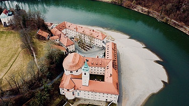 Luftaufnahme vom Kloster Weltenburg | Bild: Nina Schlesener