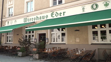 Wirtshaus "Eder" in München - außen | Bild: BR
