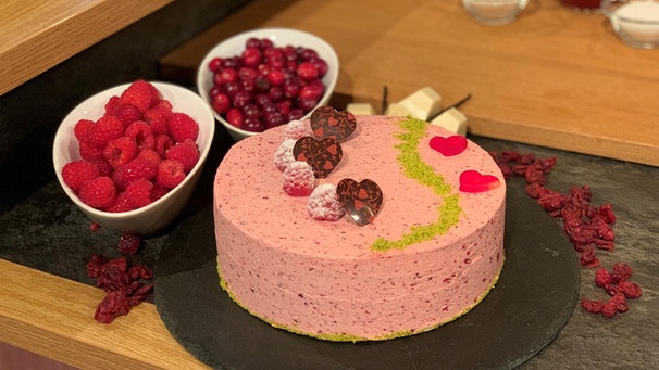 Himbeer-Cranberry-Torte | Bild: Wir in Bayern
