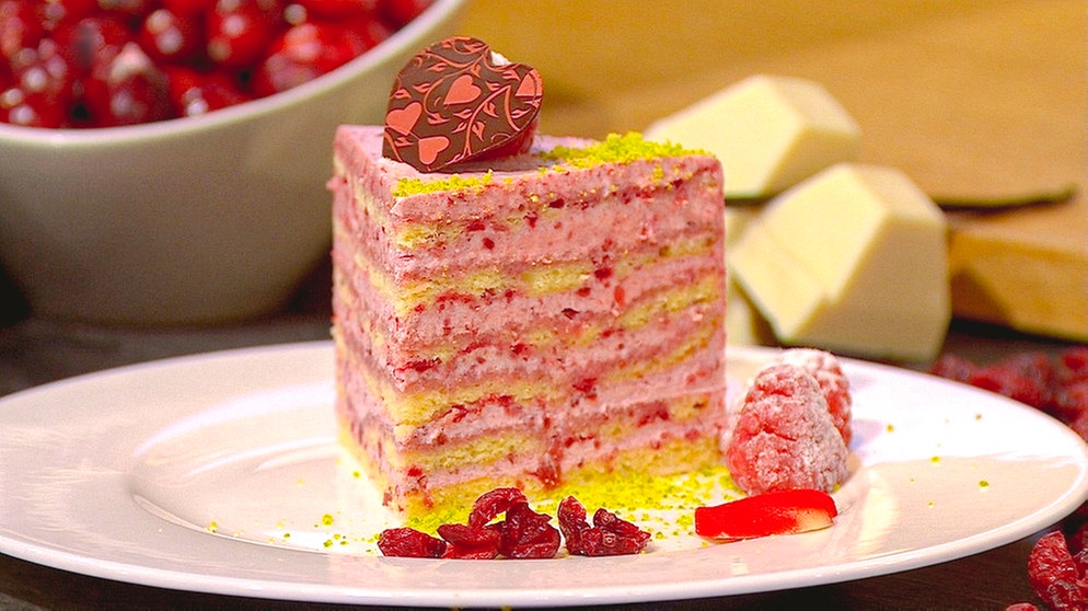 Himbeer-Cranberry-Torte | Bild: Wir in Bayern