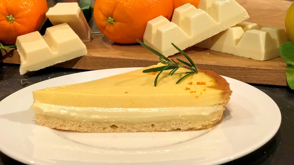 Orangentarte mit Rosmarin-Ganache | Bild: BR