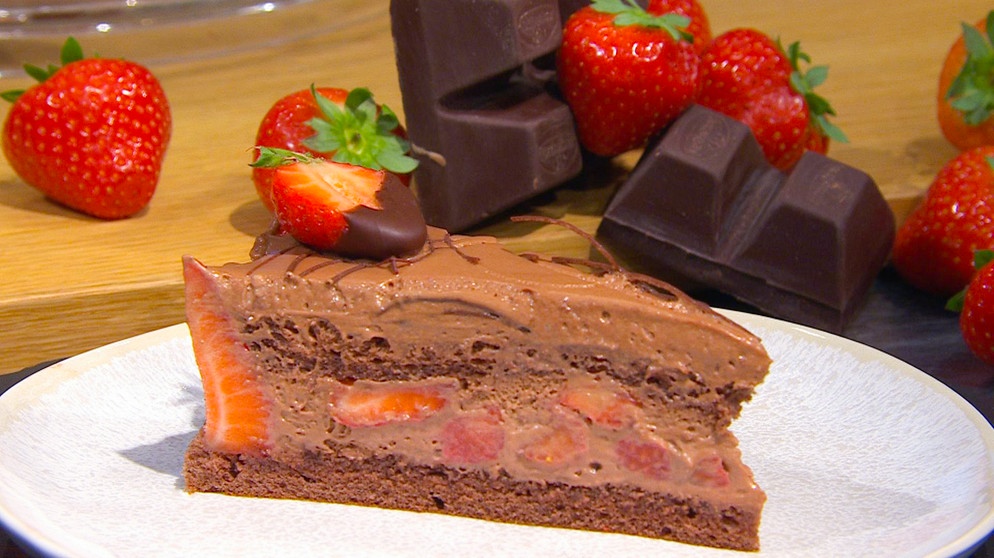 Erdbeer-Schoko-Torte | Bild: BR