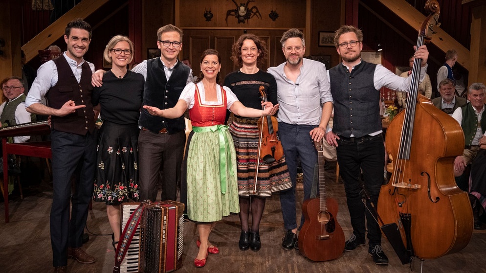 Die Gruppe "Luz Amoi" bei den Wirtshausmusikanten.  | Bild: BR/R.Wilschewski