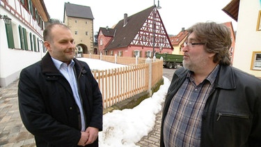 Bürgermeister Claus Meyer und Paul Enghofer | Bild: BR