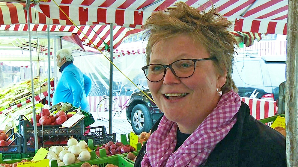 Die Marktfrau Ulrike Krafft | Bild: BR