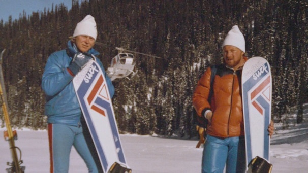 Snowboardpioniere Rudi Pröbstl und Michael Geyer | Bild: BR