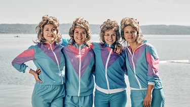 Von links: Mel (Genija Rykova), Lou (Josephine Ehlert), Eve (Teresa Rizos) und Tati (Xenia Tiling). | Bild: BR/PSSST! Film/Simon Preisinger