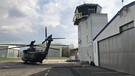 Bundeswehrhubschrauber kollidiert mit Tower | Bild: BR-Studio Mainfranken/Marco Gilly