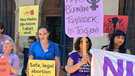 Demonstration gegen das Abtreibungsverbot in Malta | Bild: picture-alliance/ ASSOCIATED Press