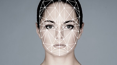 Symbolbild Gesichtserkennung | Bild: colurbox.com; Montage: BR