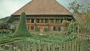 Bauerngärten im Emmental (1977): Filmemacher Dieter Wieland geht der Architektur der schönsten Bauerngärten im Emmental auf den Grund. | Bild: BR