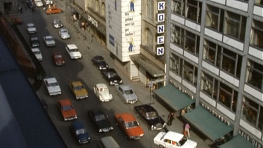 Sendlinger Straße in München 1971 - noch keine Fußgängerzone. | Bild: BR