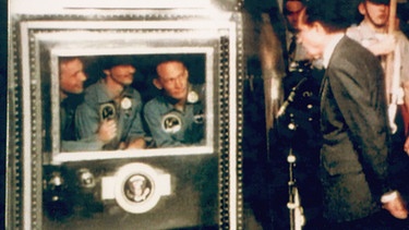 Nixon und Astronauten. | Bild: ARD/BR/NASA/ORF