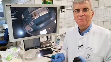 Prof. Siegbert Rossol, Internist und Gastroenterologe am Krankenhaus Nordwest in Frankfurt und Spezialist für das menschliche Verdauungssystem. | Bild: HR