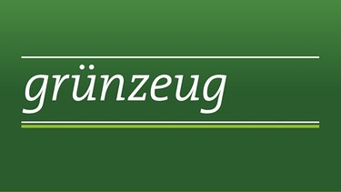 "Grünzeug" im Wechsel mit Gartenbauingenieurin Heike Boomgaarden und Pflanzenexperte Volker Kugel. Logo. | Bild: BR/SWR