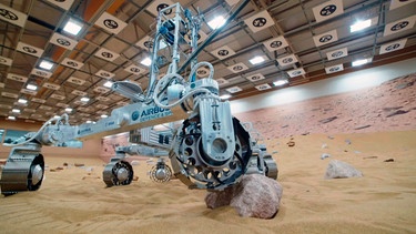 Prototyp des "ExoMars"-Rover in Stevenage. | Bild: BR/ESA/HR
