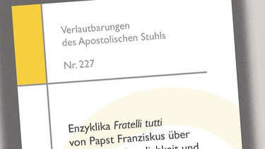 Cover der deutschen Ausgabe der Enzyklika "Fratelli tutti" | Bild: dpa-Bildfunk/DBK