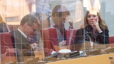 Sitzung des bayerischen Landtags | Bild: dpa-Bildfunk/Peter Kneffel