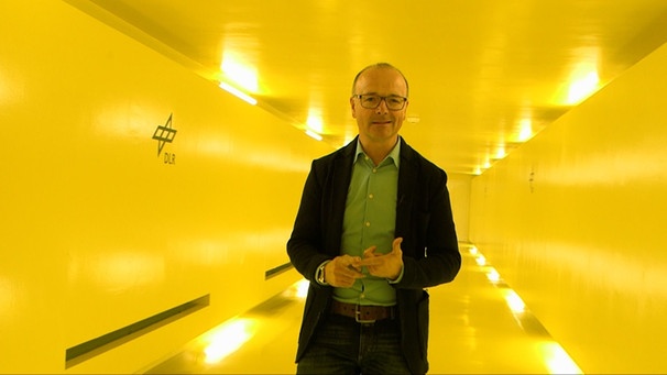 Karsten Schwanke im "gelben Tunnel" | Bild: BR / Maximilian Schecker