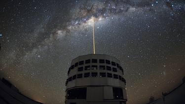 Die Milchstrasse über dem Very Large Telescope. | Bild: ESO/Y. Beletsky