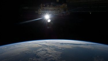 Earth View – die Erde aus dem All.  | Bild: NASA / Chris Hadfield