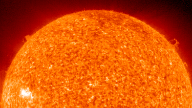 SOHO-Teleskopaufnahme der Sonne | Bild: ESA, NASA, SOHO/EIT team 