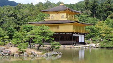 Der buddhistische Kinkaku-ji, ein goldener Pavillion-Tempel in Kyōto | Bild: Matti Lorenzen 