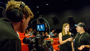 Videoproduktion im Kino der Zürcher Hochschule der Künste (ZHdK) | Bild: Johannes Dietschi / ZHdK