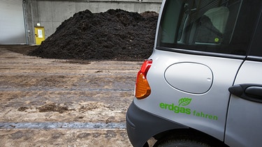 Auto mit Biogaskraftstoff | Bild: picture-alliance/dpa