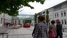 Innenhof Totale Hochschule Landshut | Bild: BR