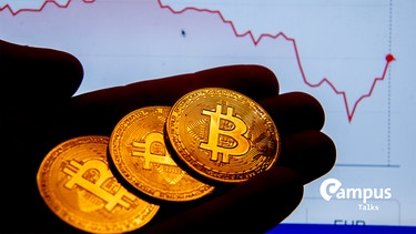 ILLUSTRATIVE - Bitcoin's price has fallen sharply.  | Bild: picture-alliance/dpa