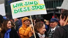 Demo gegen Mietpreise  | Bild: picture-alliance/dpa