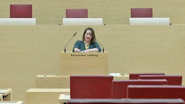 Gabriella im Bayerischen Landtag | Bild: BR