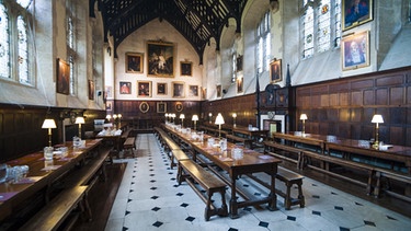 Exeter College, dining hall University of Oxford, Oxfordshire, England | Bild: picture-alliance/dpa