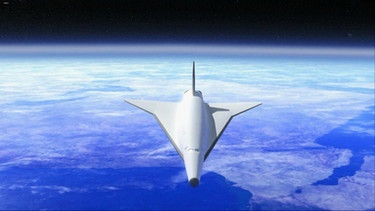Der Spaceliner ist Zukunftsvision. Seine Flughöhe -  am Rande des Weltalls | Bild: BR/Deutsches Zentrum für Luft- und Raumfahrt e. V. (DLR)