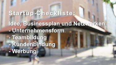 Startup Checkliste | Bild: BR