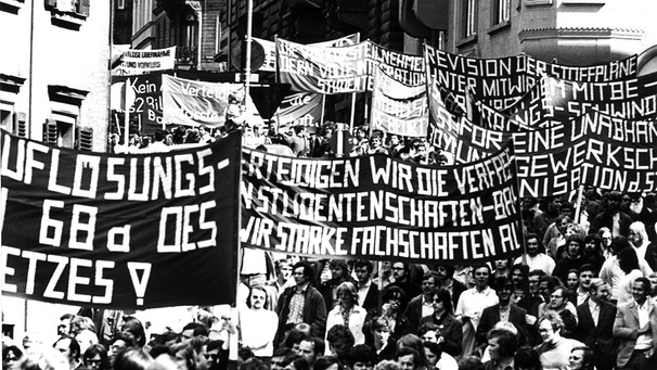 Studentenproteste 1968 | Bild: picture-alliance/dpa