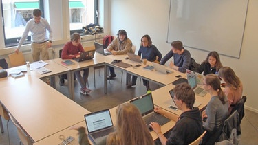 Fakultät für Kunst und Sozialwissenschaften (FaSoS) Studenten im Tutorium von European Studies an der Uni Maastricht | Bild: BR