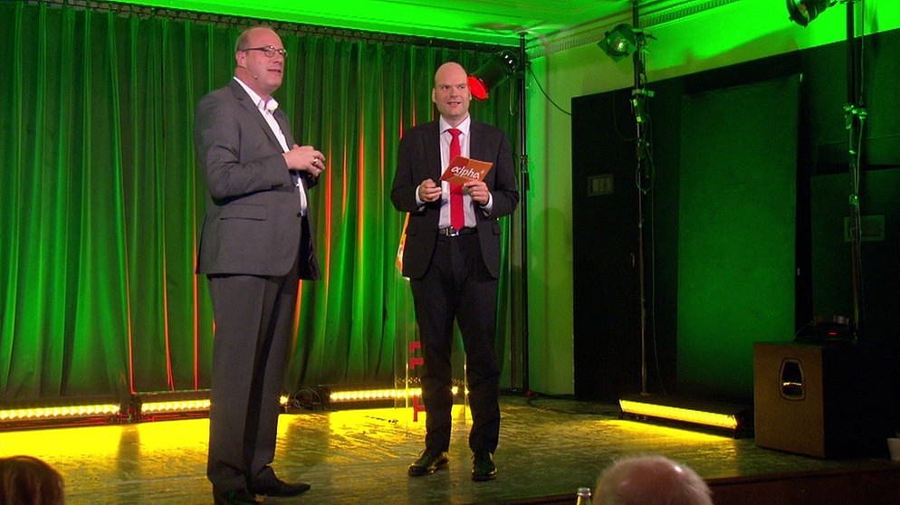 Prof. Dr. Christoph Markschies mit Moderator Jan Martin Wiarda | Bild: BR