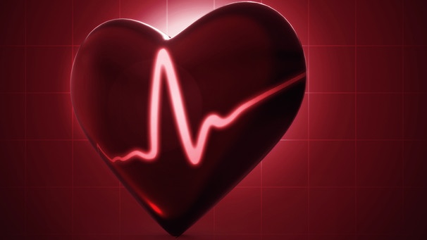 Grafik: herz mit EKG-Kurve (Symbolbild für Herzkranheiten), ein Thema von Campus Talks extra mit Nachwuchswissenschaftlerinnen und Nachwuchswissenschaftlern | Bild: colourbox.com von tolokonov