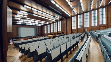 Zum Semesterstart bleiben die Hörsäle der Universität zu Köln leer | Bild: Universität zu Köln / Lennart Backs