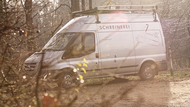 Der Van, in dem Jan lebt. | Bild: BR/Martin Moser