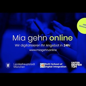 Kick-off: Mia gehn online - Digitalisierung für Münchens Betriebe in einem Tag | Bild: UnternehmerTUM (via YouTube)