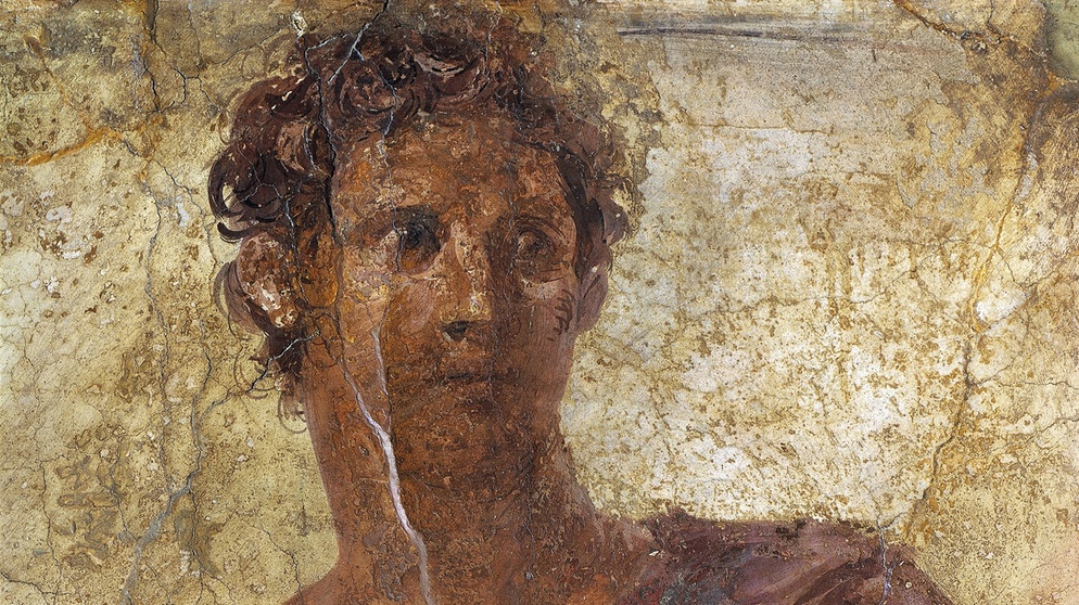 Fresko, das Theseus den Befreier darstellt. Aus der Basilika von Herculaneum. | Bild: United Archives / De Agostini/Süddeutsche Zeitung Photo