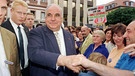 Helmut Kohl in Würzburg | Bild: picture-alliance/dpa