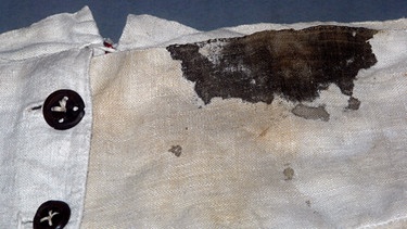 Unterhose mit Blutspuren von Kaspar Hauser | Bild: BR-Studio Franken/Inga Pflug