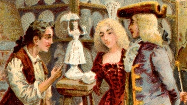 Bild einer Porzellanmanufaktur aus dem 18. Jahrhundert | Bild: Porzellanikon