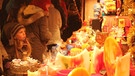 Kerzenstand auf dem Historischen Weihnachtsmarkt in Erlangen | Bild: Johannes Müller